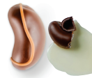 Praline: Weinbrandbohne